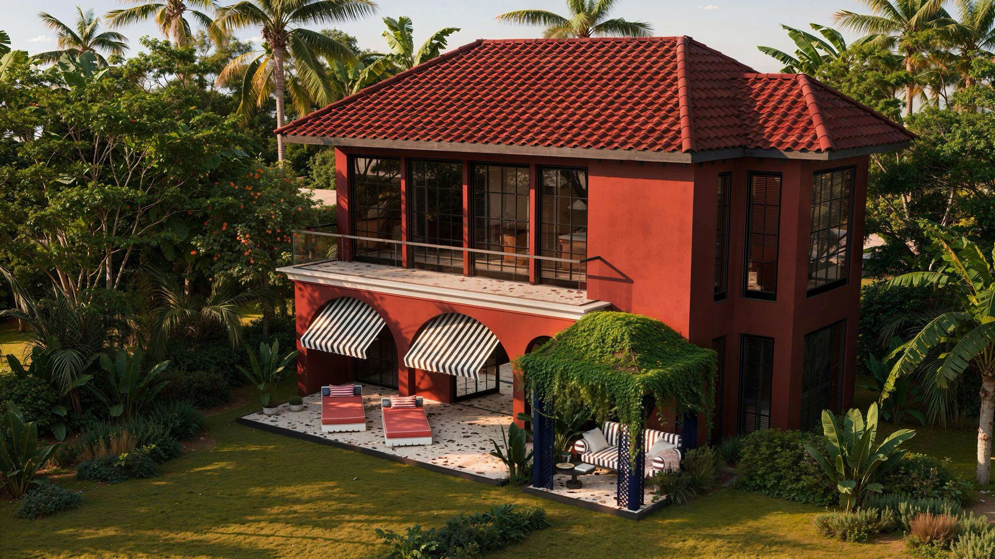 CASA NOI villa and tropical landscaping